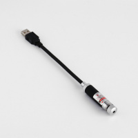 Указка лазерная 8.5*1.4 см, USB, красный луч
