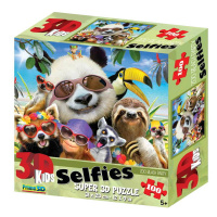 Пазлы 100 деталей Пляжное селфи 3D