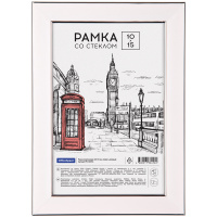 Фоторамка 10*15 пластик розовый