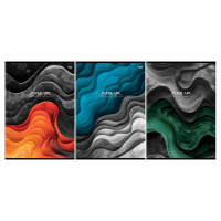 Тетр А4 96 л клет Paper art матовая ламинация 08664