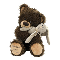 Мягкая игрушка медвежонок Чиба с зайцем