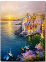 Пазлы дерево 128 дет RIOMAGGIORE