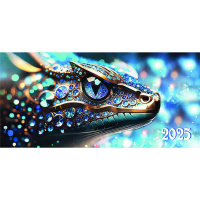 Календарь 2025 домик 220*105 Год змеи 9000