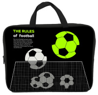 Папка А4 для тетр молния сверху с ручками Спорт ассорти 34*25*7,5