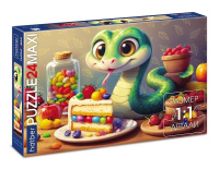 Пазлы 24 Сладкая змейка maxi