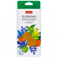 Карандаш 12 цв Hatber Supremo 079891