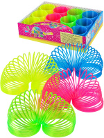 Пружинка радуга Кислотный неон 6.5*6.5см в ассортименте