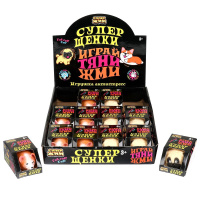 Игрушка антистресс супер жим мялка Собачка 10*4см 381829