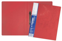 Папка А4 2 кольца 25 мм 0,8 мм Expert волокно Красная