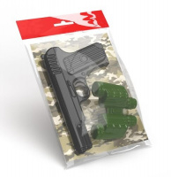 Набор оружия пистолет + бинокль пластик