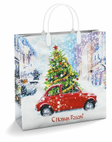 Пакет нг Снежный отпуск 30*30/150 мягкий пластик