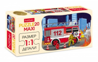Пазлы 20 Пожарная машина maxi