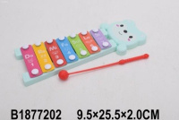 Ксилофон 7 тонов, палочка 9.5*25.5*2см