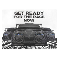 Клеенка Тачка 500*700 пвх 69116