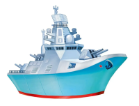 Плакат вырубка Корабль А4 64.769.00