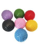 Мяч детский 9.5см массажный X-Match многофункциональный, твердый, ПВХ в ассортименте 649219