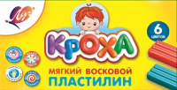 Пластилин 6 цв Кроха мягкий 99гр 12с863-08