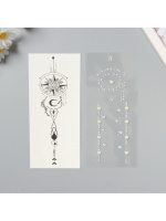 Татуировка и  наклейка пластик стразы на тело Дорога к солнцу 2 листа 18*8 см 10536734