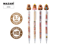 Карандаш авто 0,7мм Mazari Капибара 205А
