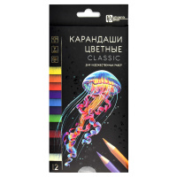 Карандаш 12 цв Феникс Классик дерево 64096