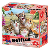 Пазлы 63 детали Кошки Селфи 3D Cat Selfie