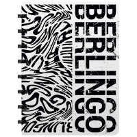 Тетр на кольцах А5+80 л клет сменный блок Monochrome пластик