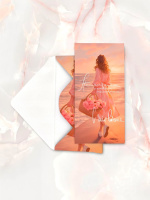 Конверт С днем рождения! Наслаждайся каждым моментом (девушка с корзинкой) Cn301