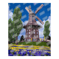 Картина по номерам 40*50 Ветряная мельница холст на подрамнике Рх-093