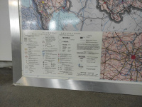 Карта железные дороги и морской транспорт России 220*130