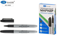 Маркер перманентный Черный 2мм Basir 