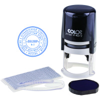 Печать самонаборная автомат 2 круг R40/2 d 40 мм 