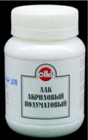 Лак акриловый полуматовый в банке 100мл 4607044802766