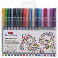 Набор линеров Hatber 18цв Terra Colora 067979
