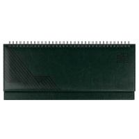 Планинг 2026г 64 л Сариф т.зеленый 310*130 мм, гребень, кожзам, тв 70326