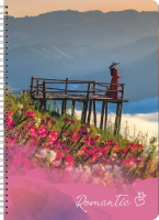 Тетр А4 80 л клет спираль Romantic CB0106-02