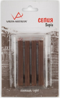 Сепия светлая Vista-Artista 4 шт в наборе, блистер