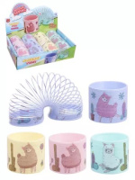 Пружинка игра-слик 6.5*7,6*7,6см в ассортименте 652027