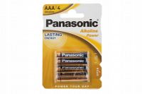 Батарейка Panasonic ААА LR03 алкалиновая