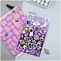 Наклейки бумажные Meshu Space cats 12*21см 31шт