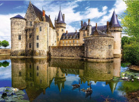 Пазлы 3000 Замок в Сюли-сюр-Луар, Франция