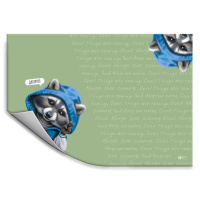 Клеенка Енот 500*700 пвх 66034