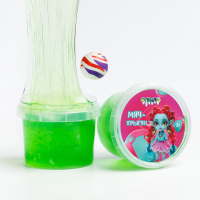 Слайм стекло мяч-прыгун 90гр зеленый
