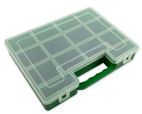 Коробка для швейных принадлежностей OM-007 пластик 27.3 x 22 x 5 см салатовый,бордо