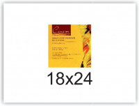 Холст на картоне 18*24 см Сонет 280 гр/м2, хлопок 100%, мелкое зерно DK13701-18*24