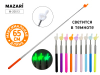 Указка телескопическая С пальцем светится в темноте 65см М-20513