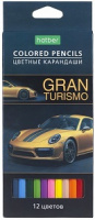 Карандаш 12 цв Hatber Gran Turismo 070882