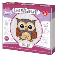 Вышивка Совёнок с пяльцами 05369