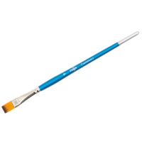 Кисть Синтетика 9 плоская короткая ручка Гамма 280618.08.09