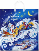 Пакет нг Ночка 40*44/100 лам пластиковая ручка