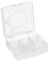 Контейнер Гамма пластик 14 x 13.5 x 4.2 см Master 5,5"прозрачный матовый,красный 